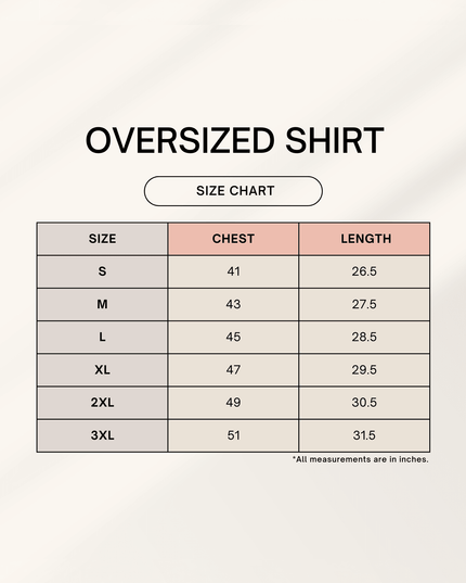 Heart : Oversized Shirt - Peepri