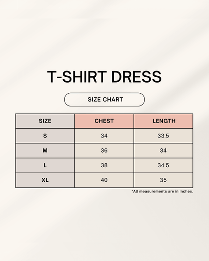Peepri Official : T-Shirt Dress - Peepri
