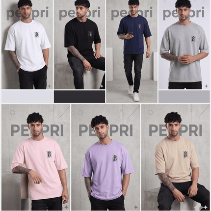 Bike Love Torque : Printed Oversized T-Shirt - Peepri