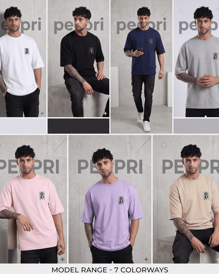 Bike Love Torque : Printed Oversized T-Shirt - Peepri