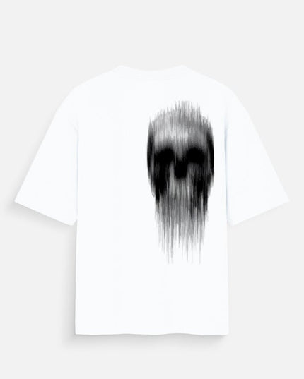 Ghost in Motion : Printed Oversized T-Shirt - Peepri