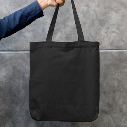 Official logo : Graphic Canvas Tote Bag : 100% Cotton | Secure Zipper Carry - All - Peepri