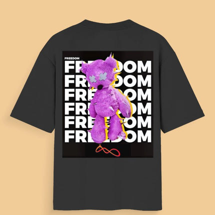 Good Boy Teddy : Printed Oversized T-Shirt - Peepri