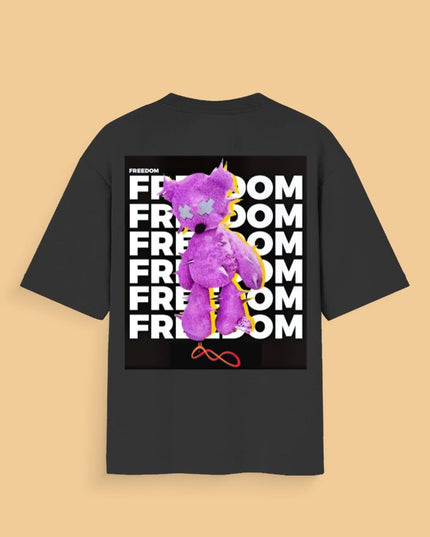 Good Boy Teddy : Printed Oversized T-Shirt - Peepri