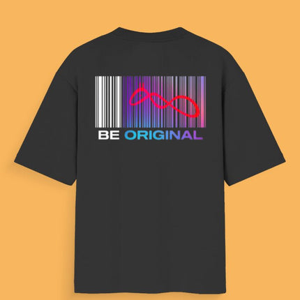 Be Original Official Logo : Printed Oversized T-Shirt - Peepri