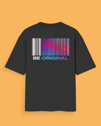Be Original Official Logo : Printed Oversized T-Shirt - Peepri