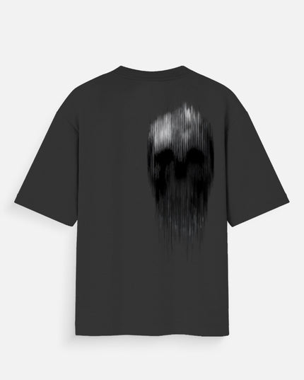 Ghost in Motion : Printed Oversized T-Shirt - Peepri