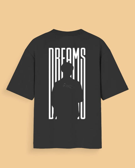 Man With Dreams : Printed Oversized T-Shirt - Peepri