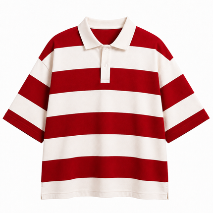 Red Theory : Simple. Bold. Timeless. | Red & White Striped Polo