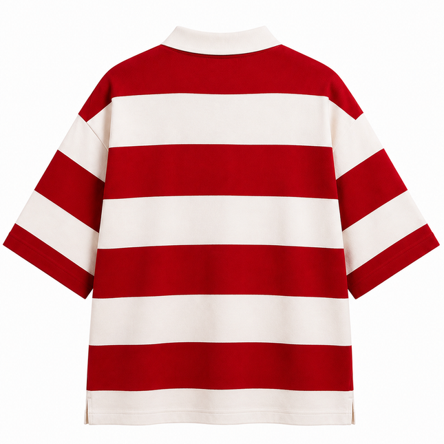 Red Theory : Simple. Bold. Timeless. | Red & White Striped Polo