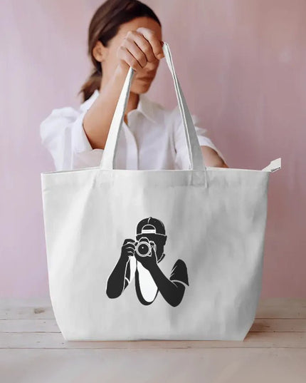 Men Photographer : Everyday Large Tote Bag - Peepri