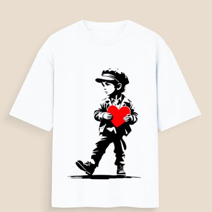 Jhonny Walker : Printed Oversized T-Shirt - Peepri
