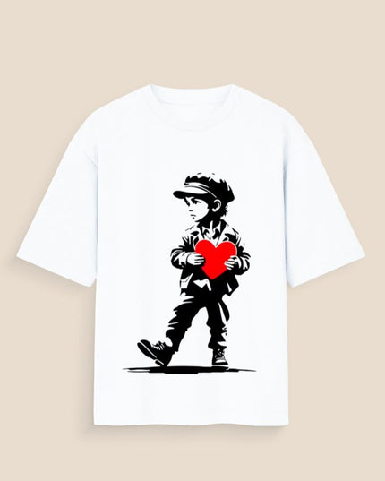 Jhonny Walker : Printed Oversized T-Shirt - Peepri