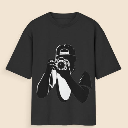Men Photographer : Printed Oversized T-Shirt - Peepri