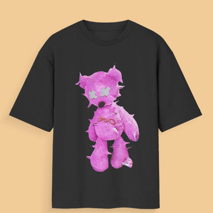 Good Boy Teddy : Printed Oversized T-Shirt - Peepri