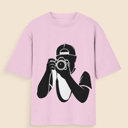 Men Photographer : Printed Oversized T-Shirt - Peepri