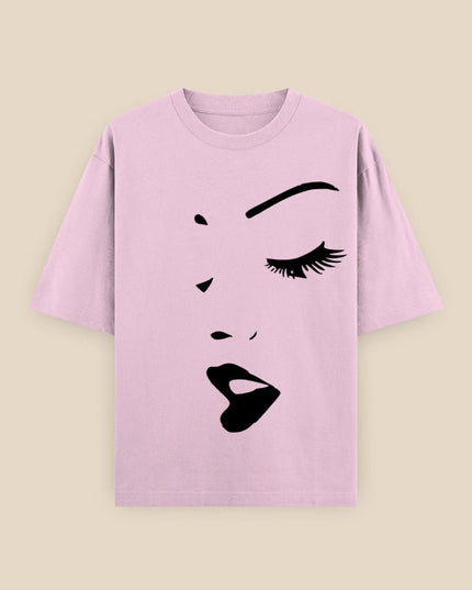 Face : Printed Oversized T-Shirt - Peepri