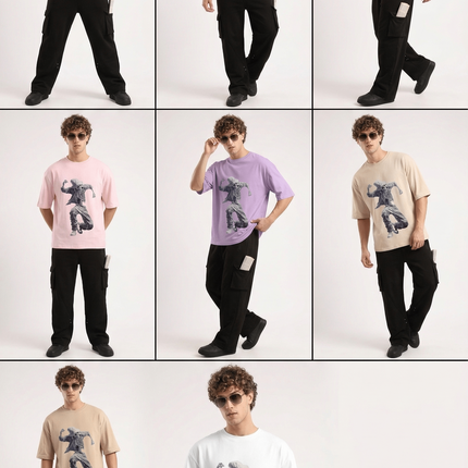 Michael Jackson : Graphic Oversized T-Shirt – White | 100% Cotton | Relaxed Fit Unisex Tee - Peepri