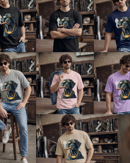 Boss Dog : Printed Oversized T-Shirt