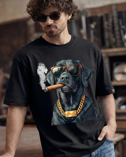 Boss Dog : Printed Oversized T-Shirt