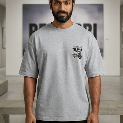 Bike Love Wild Terrain : Printed Oversized T-Shirt - Peepri