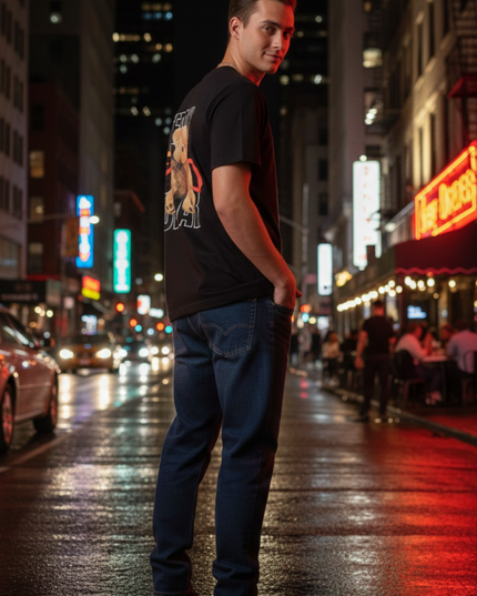 Teddy Bear :  Printed Oversized T-Shirt