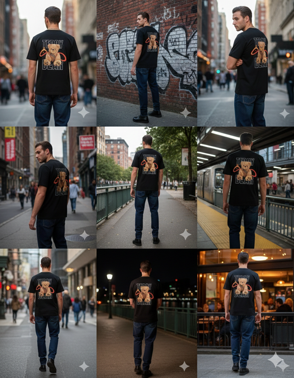 Teddy Bear Unisex Oversized Standard T-Shirt