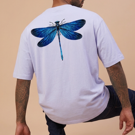 Dragon Fly : Printed Oversized T-Shirt