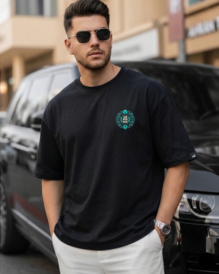 Sab Moh Maya Hain :Printed Oversized T-Shirt
