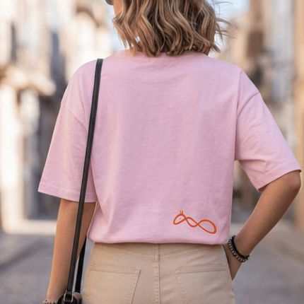 Official logo : Graphic Oversized T-Shirt – White | 100% Cotton | Relaxed Fit Unisex Tee - Peepri