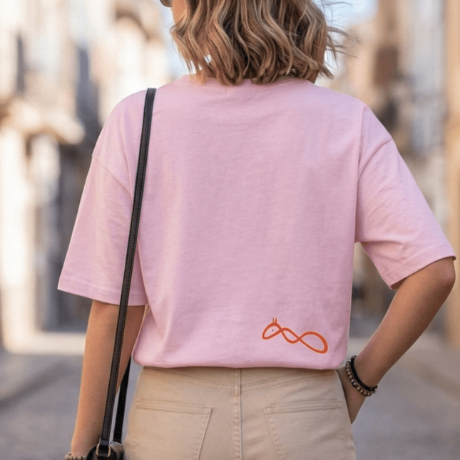 Official logo : Graphic Oversized T-Shirt – White | 100% Cotton | Relaxed Fit Unisex Tee - Peepri