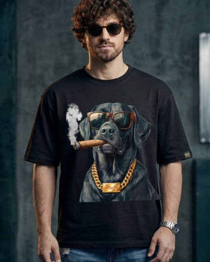 Boss Dog : Printed Oversized T-Shirt