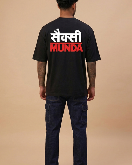 Bro Munda : Printed Oversized T-Shirt