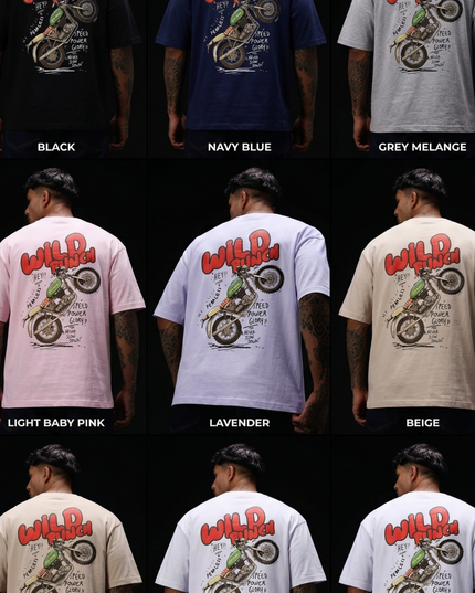 Limited Edition - Bike Lover : Printed Oversized T-Shirt