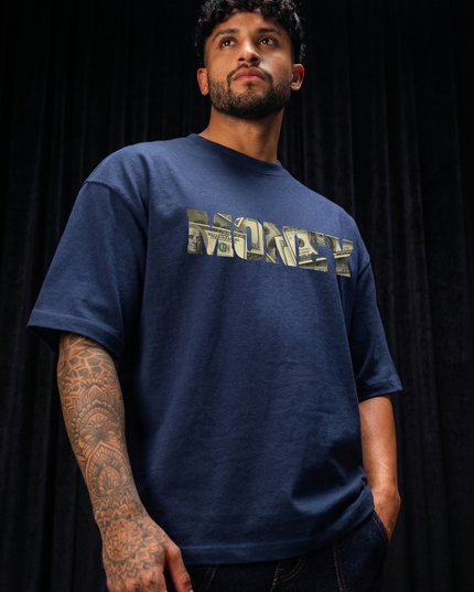 The Peepri "Money" Print Oversized Streetwear T-Shirt