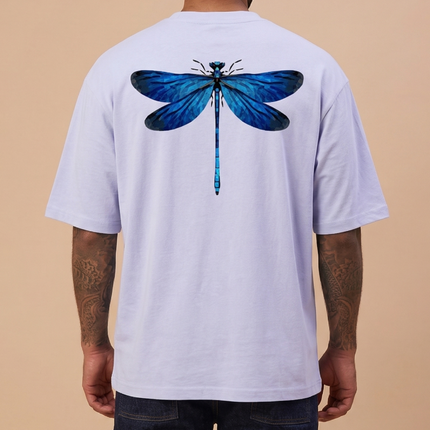 Dragon Fly : Printed Oversized T-Shirt