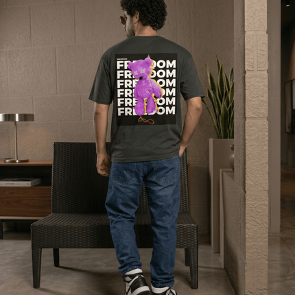 Good Boy Teddy : Printed Oversized T-Shirt - Peepri