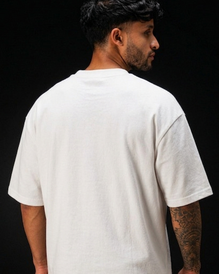 Camp Fire Logo : Thread Embroidery Oversized T-Shirt