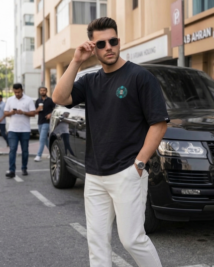 Sab Moh Maya Hain :Printed Oversized T-Shirt