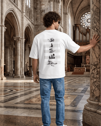 Mahabharat : Printed Oversized T-Shirt - Peepri