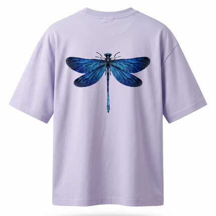 Dragon Fly : Printed Oversized T-Shirt