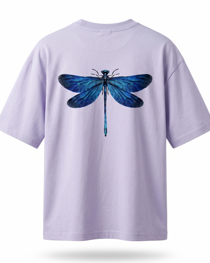 Dragon Fly : Printed Oversized T-Shirt