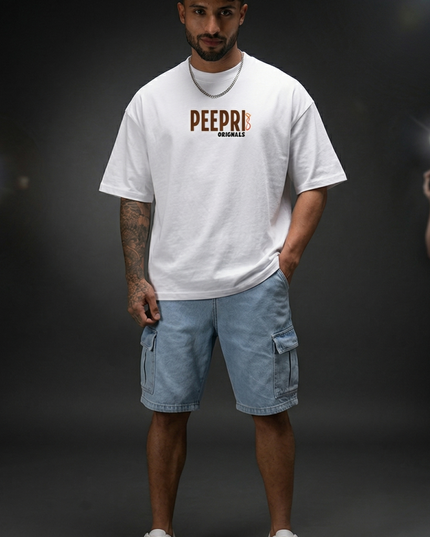 The Protector :  Printed Oversized T-Shirt