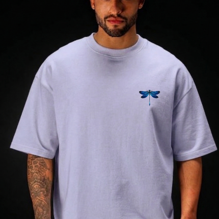 Dragon Fly : Printed Oversized T-Shirt