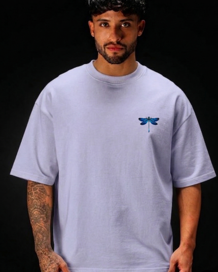 Dragon Fly : Printed Oversized T-Shirt