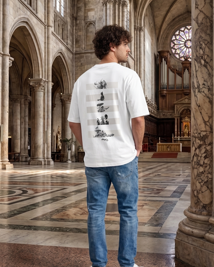 Mahabharat : Printed Oversized T-Shirt