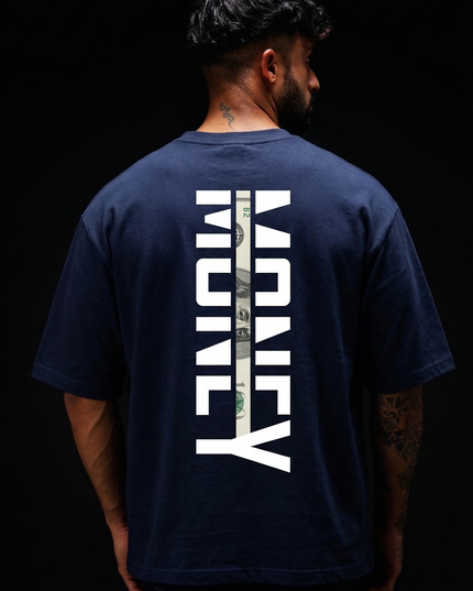 The Peepri "Money" Print Oversized Streetwear T-Shirt