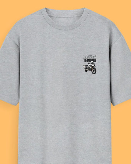 Bike Love Wild Terrain : Printed Oversized T-Shirt - Peepri