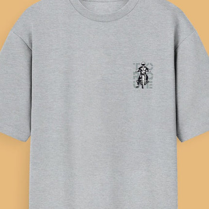 Bike Love Torque : Printed Oversized T-Shirt - Peepri