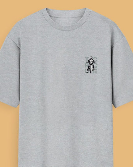 Bike Love Torque : Printed Oversized T-Shirt - Peepri